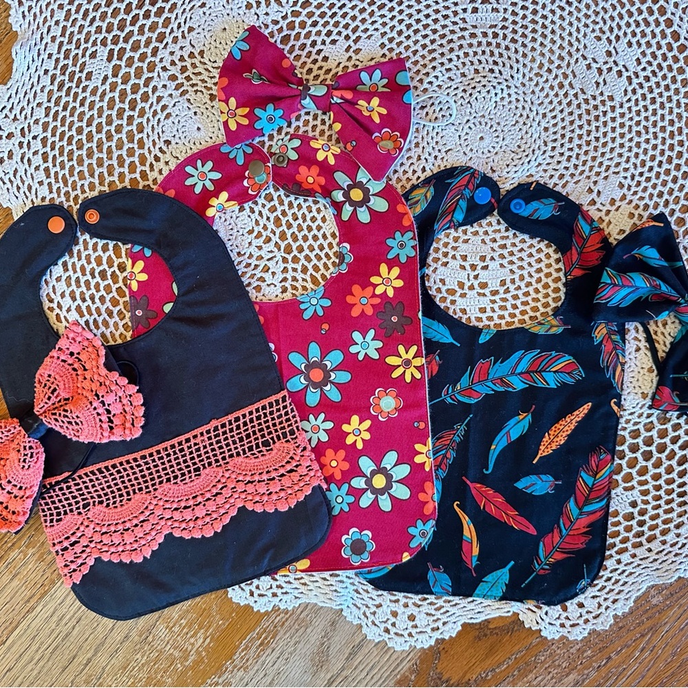 Girls’ Bib and Headband Sets